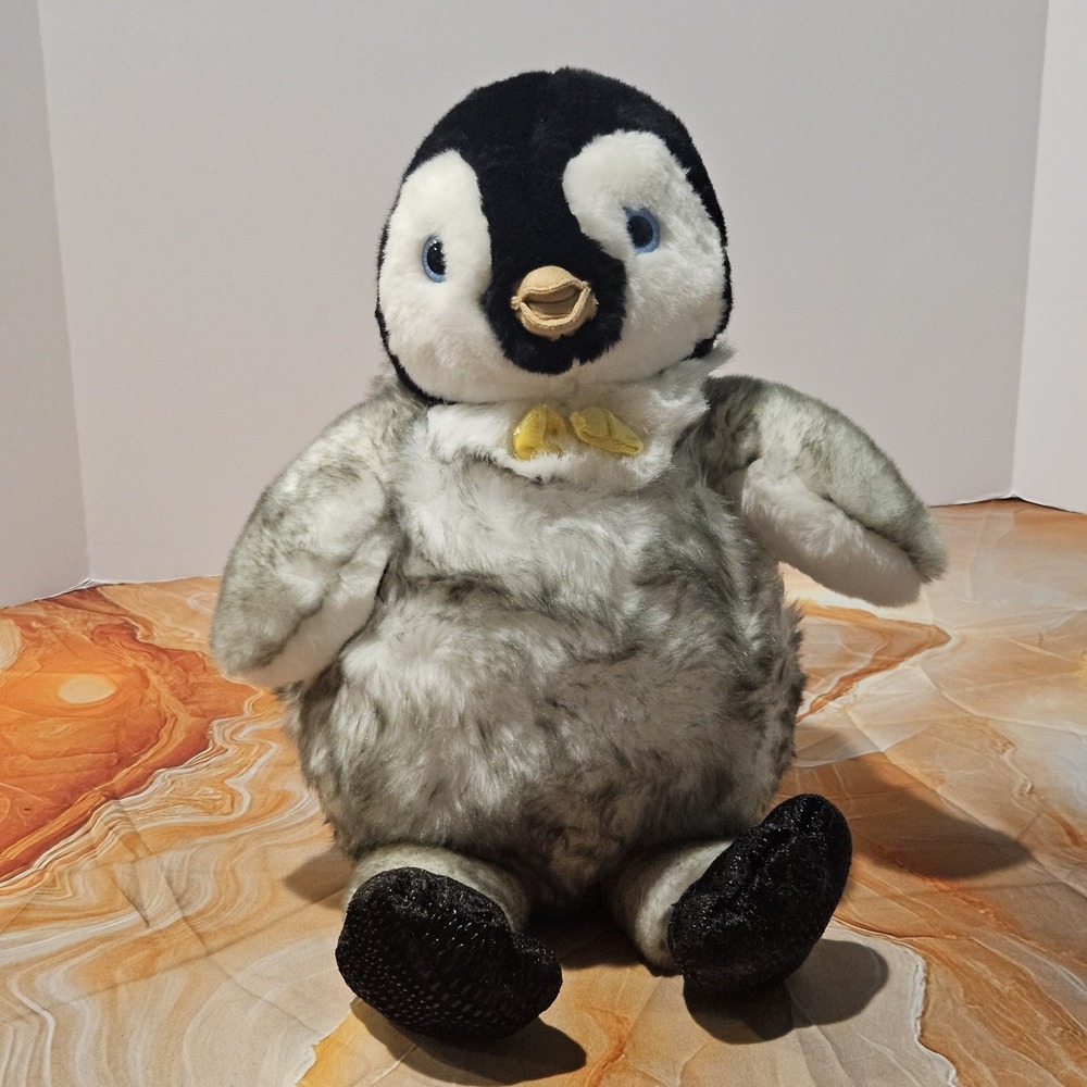 Build A Bear Happy Feet Mumble Penguin Plush 15" BABW Stuffed Animal